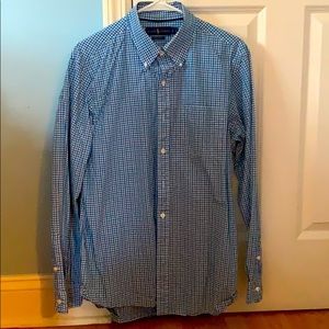 Ralph Lauren 140’s 2-Ply Blue Check Shirt
